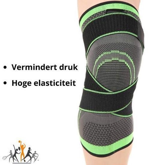 De kniebrace om de knie